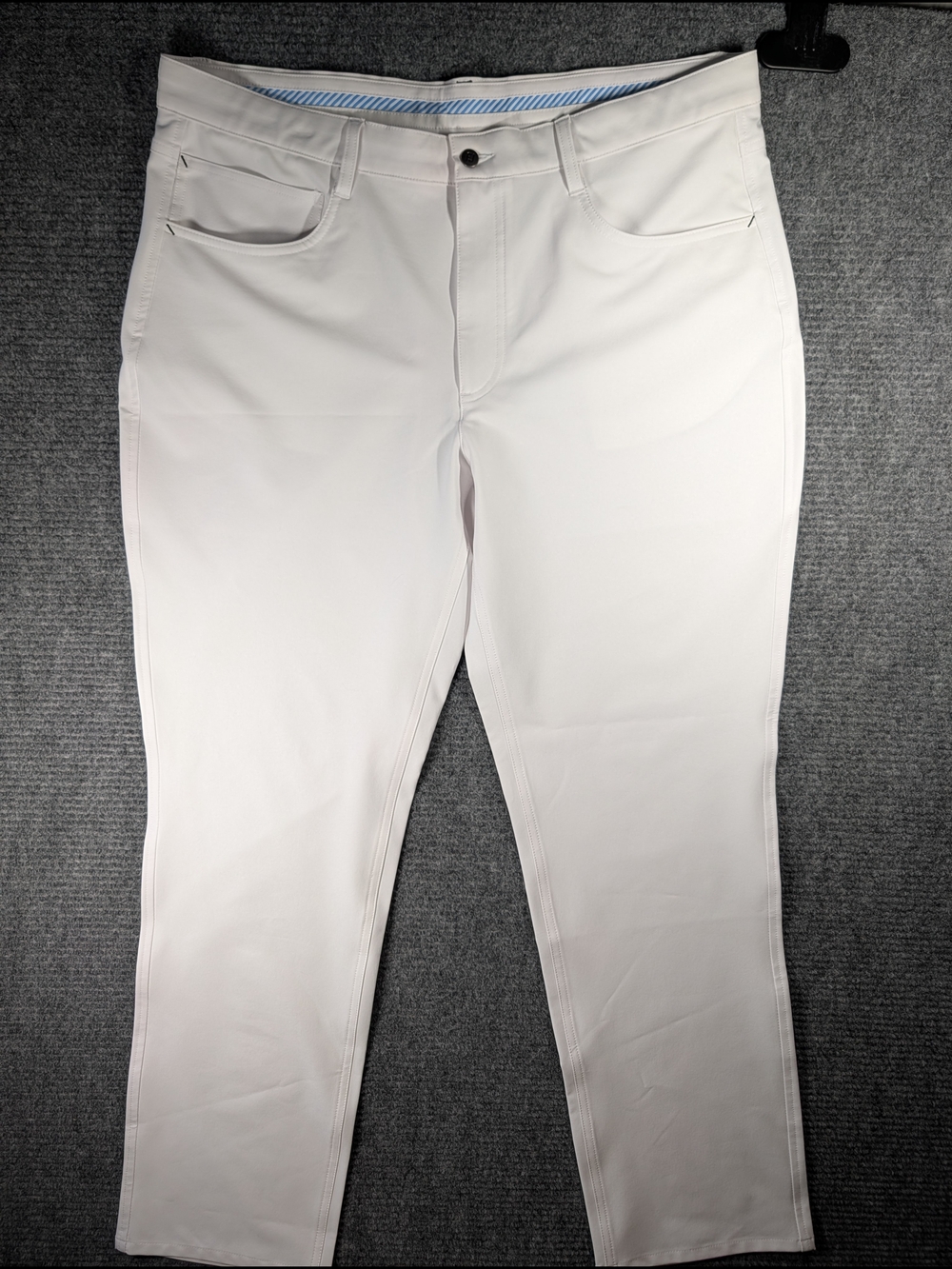 FootJoy Men's White Straight Performance Stretch Golf Pants 38Wx32L